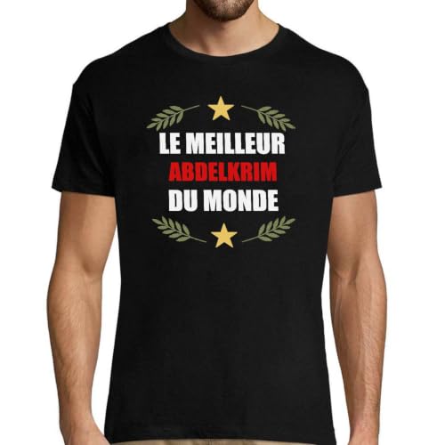 T-shirt Abdelkrim imprimé en France avec un coton premium durable et doux