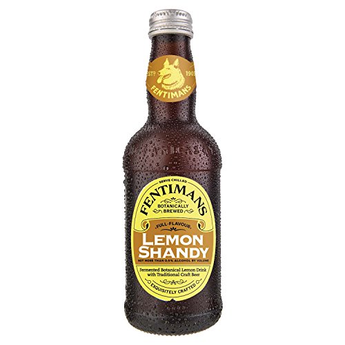 Fentimans Lemon Shandy, 275 ml (Pack of 12) & 40715 Dandelion and Burdock - 12 x 275 ml