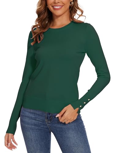 Image of Spicy Sandia Women's Long Sleeve Crewneck Sweaters Dressy Casual