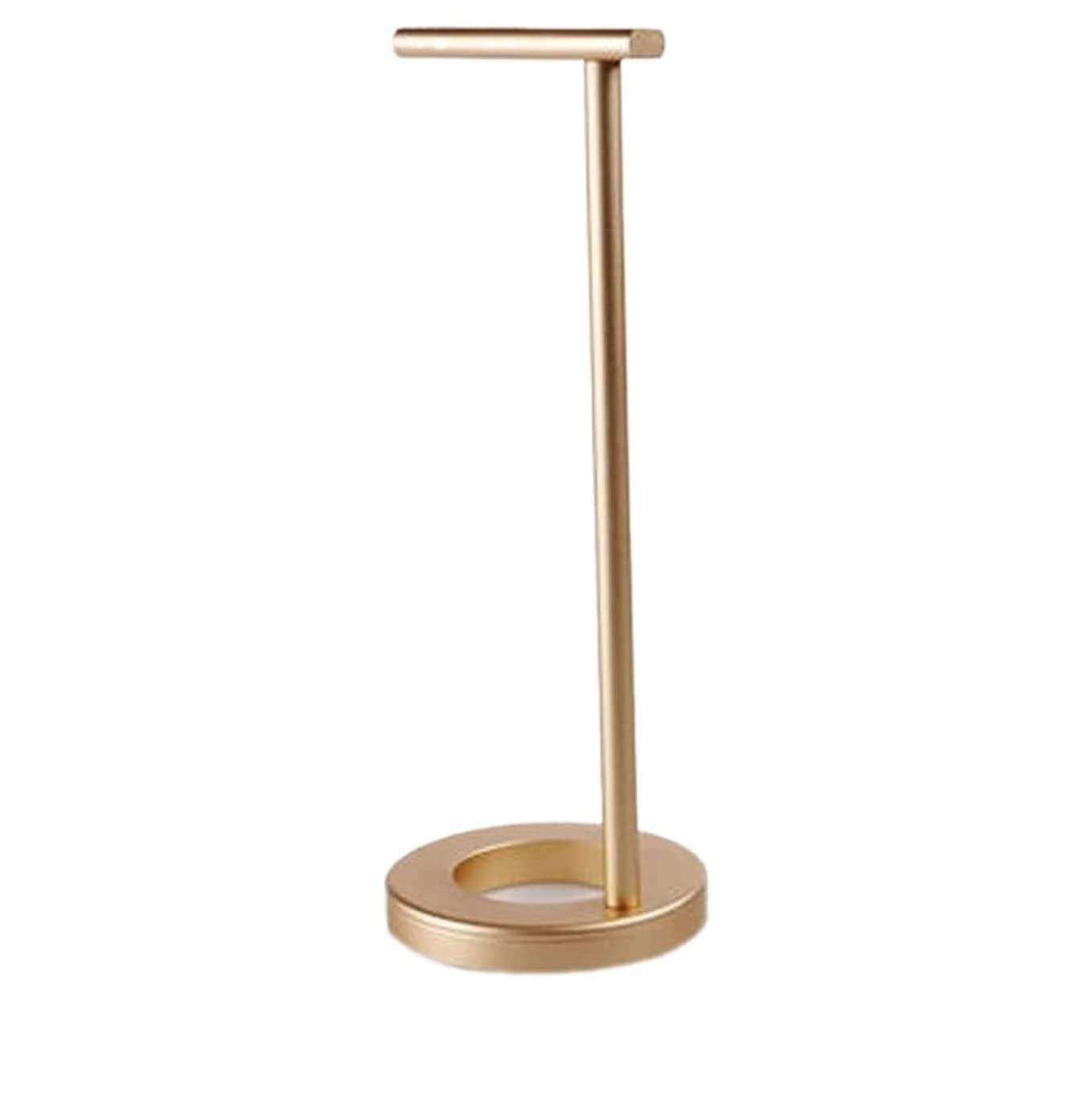 JFGCTYHXY Headphone stand, Simple Stereo Suitable For All Headphones Headset Stand(Gold,A)