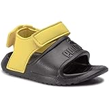 tenis puma ferrari para bebe Correas de tela PUMA DIVECAT V2 INJEX INF, Sandalias deslizantes Unisex bebé, Black Lemon Sherbert, 25 EU