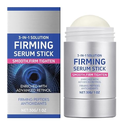 Sérum facial reafirmante con retinol en barra Contiene vitamina E, retinol, colágeno y péptidos para reducir eficazmente las arrugas, reafirmar la piel y dar luminosidad al cutis. (1 pcs)