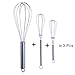 Whisk Set 3 Pcs 5 Inches, 7 Inches and 10 Inches