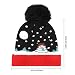 QKURT Gorro Unisex con luz LED, Colorido Gorro de Navidad de Navidad...
