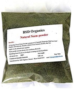 BSD Organics Natural Neem Powder - 1kg (2.2 Pounds)