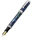 Xezo Maestro Natural Sea Shell Medium Nib Fountain Pen with Platinum Plated Parts Exquisite Gift No Two Pens Alike (Maestro Sea Shell FP)