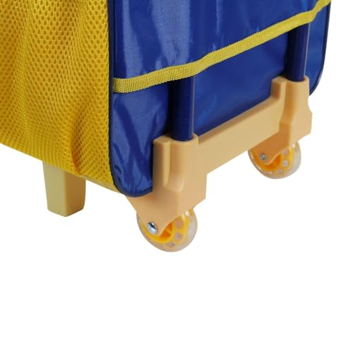 Mochila Escolar Um Cãozinho Genial C Suporte E Rodinhas