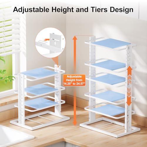 LAMU-Pots-and-Pans-Organizer-for-under-Cabinet-6-Tier-Heavy-Duty-Pan-Pot-Organizers-inside-Cabinet-Adjustable-14-to-2457-Pot-Rack-Kitchen-Cabinet-Organization-and-Storage-Holds-up-to-12-Cookware