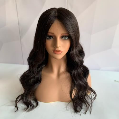 Full Hand-Tied Medical Wig, Natural Black