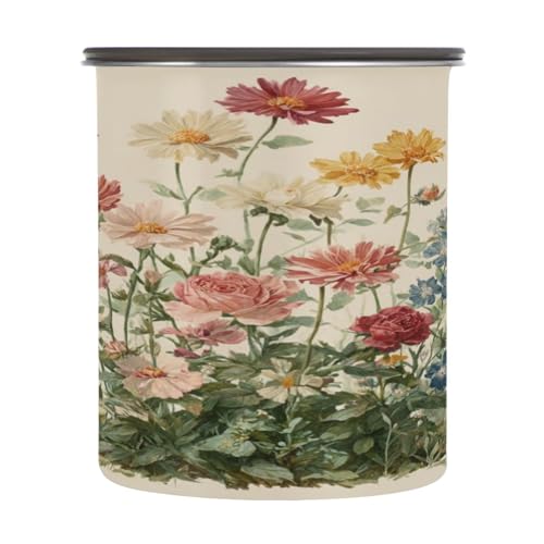 Envase de café beige 500 ml acero inoxidable