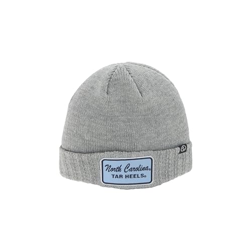 North Carolina Tar Heels NCAA Officially Licensed Beanie Hat Ranger Patch Brick Light Gray