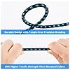 Tomorotec 3-Pack 3m (10ft) Braided Guitar Cables for Electric Guitar, Bass, Microphone, Speaker, Mixing Console, 6.3mm (1/4") Interface Instrument Cables with Durable Copper & PE Build #4