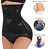 Nebility Womens' Tummy Control High Waist Trainer Body Shaper (US, Alpha, Large, Regular, Regular, Black)