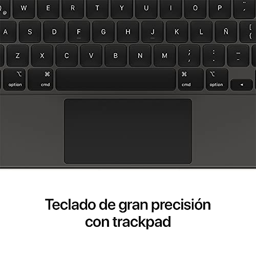 Image of Apple Magic Keyboard: iPad Keyboard and case for iPad Pro 12.9 inch (3rd, 4th, 5th and 6th gen) and iPad Air (M2), Great Typing Experience, Built-in trackpad, Spanish (Latin American) - Black