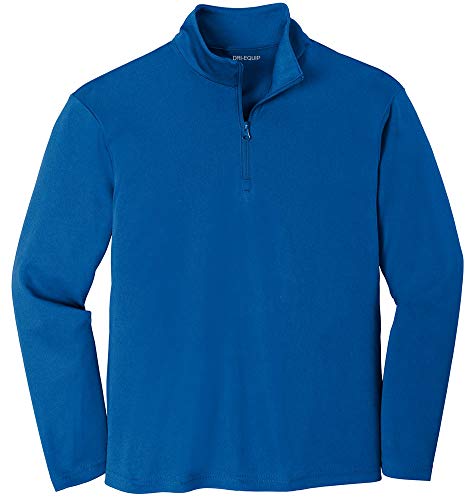 DRIEQUIP Youth Moisture Wicking Competitor 1/4-Zip Pullover in Sizes XS-XL