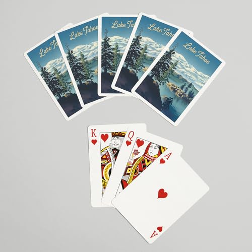Baraja de poker Lake Tahoe de 52 cartas miniatura 7