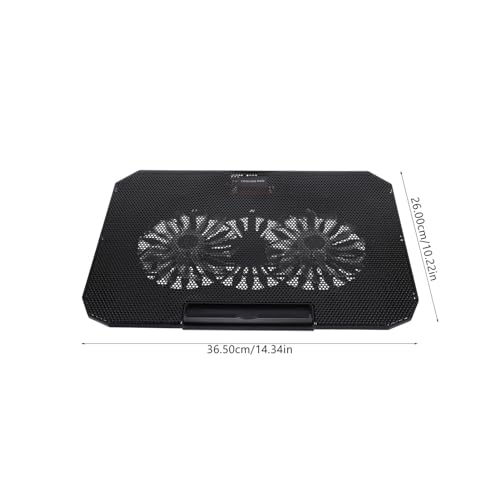Base enfriadora para laptop Happyyami con ventilador USB miniatura 2