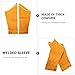 VALICLUD Cowhide Leather Welding Sleeves 1 Pair Heat Resistant Arm Protection Sleeves Anti-scalding Tool for Welders