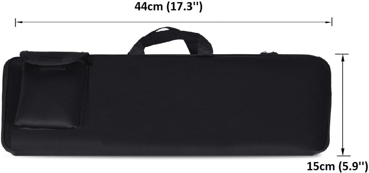 AF-WAN Neoprene Black Protective Keyboard carrier bag sleeve for Logitech MK295 Wireless Keyboard Mouse Set