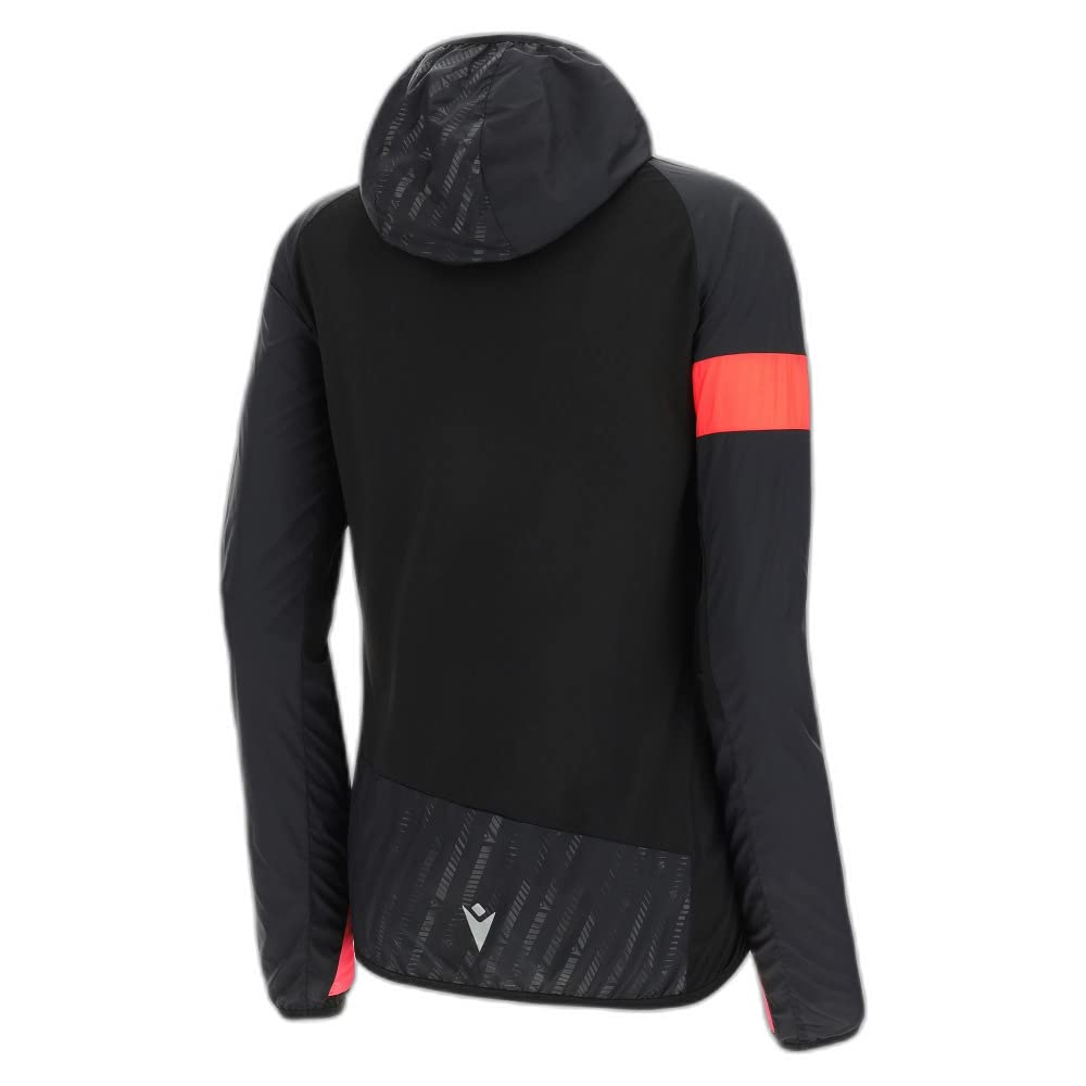 Macron Kurtka wiatroszczelna Kobiety Run Scc Doris Reflex W-break Light Jkt Blk/Ncor Wmn