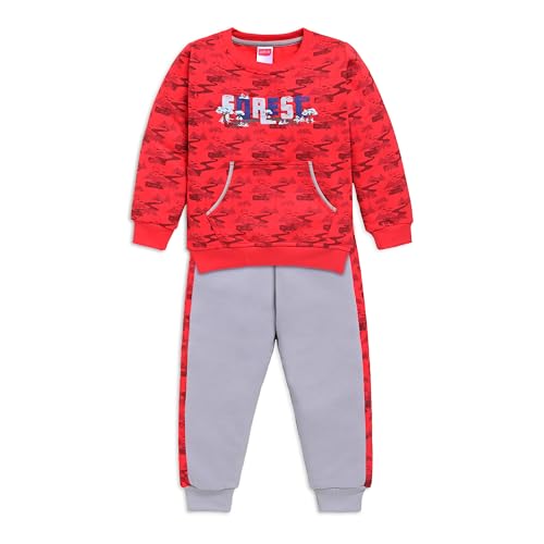 Image of LuvLap Baby Boys Full Sleeve Sweatshirt & Pyjama Set Pack of 1
