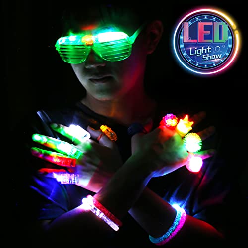 Byonebye BYONEBYE-78PARTYLIGHT 78Pcs Led Light Up Toy Party Favors/Supplies Bulk Glow In The Dark For Adult Kids Birthday Halloween thumb #6