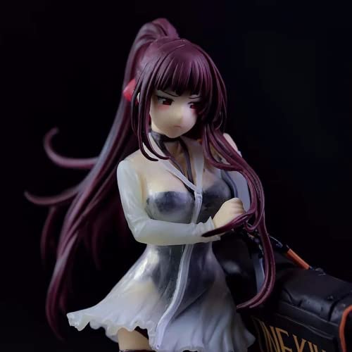 WAVECO Anime vinilo traje de baño ropa deportiva decoraciones estatuas de juguete decoración de escritorio PVC modelo tamaño alrededor de 25 cm Cover