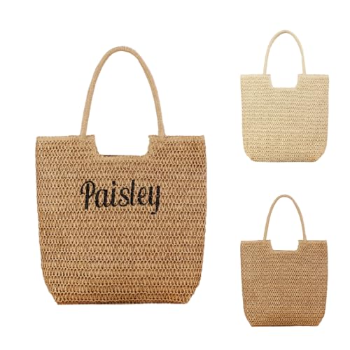 Bolsa de playa personalizada para mujer, tote grande miniatura 1