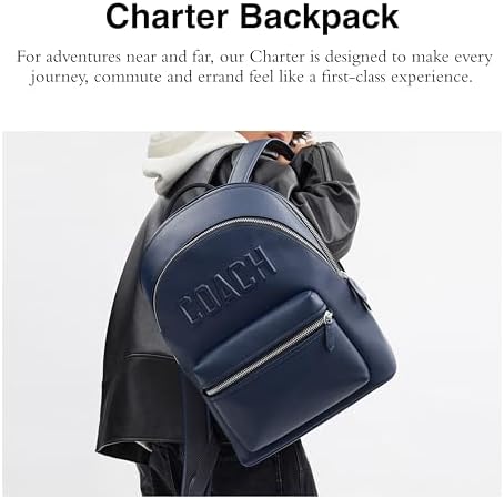 【COACH】 タグ有り カーゴ バックパック ブラック デニム Amazon.co.jp: Coach レディース カーゴバックパック レザーとデニム
