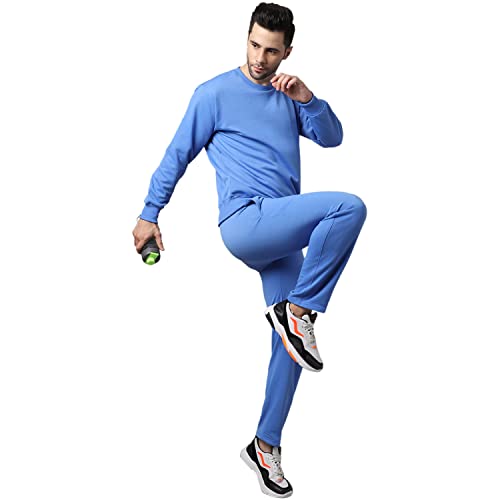 Image of Mack Jonney Fleece Solid Tracksuit Co-ord Set for Men- SW RN LOWER 02-P