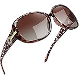 【HOCHWERTIGE & LEICHTE MATERIALIEN 】Wir wissen,dass das Tragen einer polarisierten Sonnenbrille über lange Zeit unangenehm ist. Aus diesem Grund haben wir ultraleichte Materialien für Brillengestelle und einteilige Nasenpads ausgewählt. Elastische und gewichtsfreie Funktionen ermöglichen Ihnen ein langes Tragen ohne Ermüdung.Jede Kante wird geglättet und poliert. Das Tragen einer Damen Sonnenbrille war noch nie so entspannend, sicher und bequem wie jetzt!