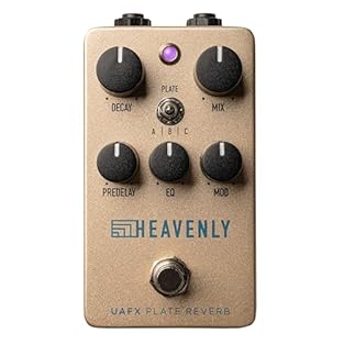 Authentic emulations of three vintage studio plate reverbs used on countless classic albums Selectable Vintage Bright, Vintage Dark, and Modern Full plate settings for endless reverb textures Mod, Pre-delay, EQ, and slow/fast Rate controls for simple...