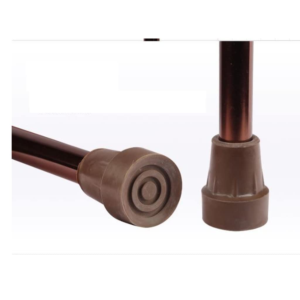 GCX- Muletas de aleación de Aluminio for Ancianos, bastón Plegable Antideslizante de una Sola Pierna for viajeros, bastón Ajustable Grueso Firma