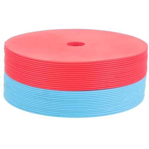 SUPVOX Soccer Training Equipment 30pcs Football Training Markers Strong Marker Ability Pe Material for Longevity
