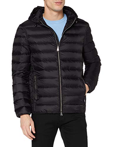 Geox M WARRENS Piumino Corto, Nero (Black F9000)