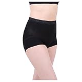 [トラタニ] Torataniもっちりレースボックスショーツ420普通丈 (L, 黒)