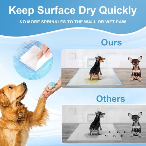 Image of Puppy Pads Extra Large 36 inchx51 inch 40 Count, Pee Pads for Dogs & Cats, Disposable Thicken Pet Training Pads for Doggie Rabbits, Incontinence Underpads Ultra Absorbent & Quick-Dry, Leakproof Potty Pad