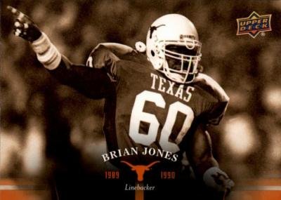 Amazon.com: Brian Jones football card (Texas Longhorns) 2011 Upper Deck #50  1989-1990 Linebacker : Collectibles & Fine Art