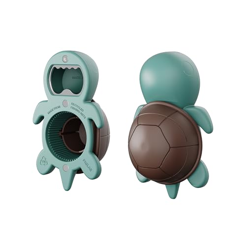 Turtle - Abridor de botellas múltiple 3 en 1, tipo imán (Mint Choco)