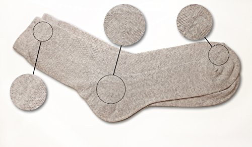 Ecotanic All-natural Linen Socks Unisex, XL, 3 pairs4