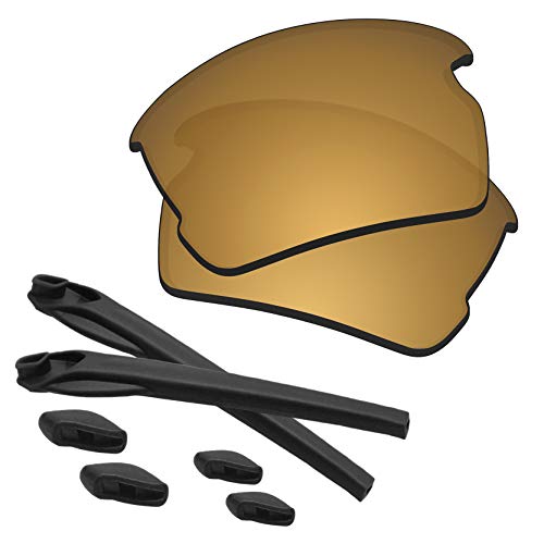 Image of Flak 2.0 Lenses & Rubber Kits Replacement for Oakley Sunglass OO9295 Polarized