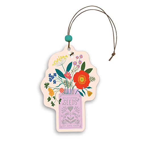 Image of Studio Oh! Let Love Grow Set of 2 Hanging Car Air Freshener, Long-Lasting Fragrance, Odor Eliminator, Scented Car Accessory for Auto Interior, Decorative Air Freshener, 4 x 7.5 in