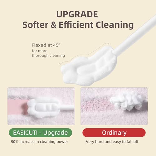 Image of EASICUTI Upgrade Baby Tongue Cleaner, 52PCS Newborn Infant Toothbrush