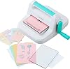 Máquina troqueladora y gofradora manual VEVOR, para manualidades y tarjetas, kit completo incluido, apertura de 6 pulgadas, portátil, blanca 2