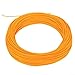 Floating Fly Line for Trout Fishing, 7 Weight WF Hollow Core Line, 35 Yard (75ft) Length, Blue or Orange Color(Orange)