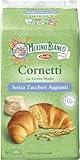 INGREDIENTI: farina di frumento, margarina vegetale, olio di girasole, olio di cocco, uova, lievito madre, acqua, edulcoranti, burro. Senza zuccheri aggiunti, olio di palma, ingredienti OGM
