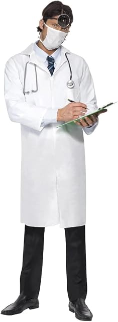Smiffys Doctor's Costume, M , White