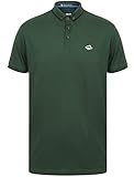 Le Shark - Polo - Lunares - con botones - para hombre Verde Ls Green Small