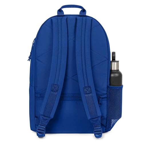 Image of EASTPAK Padded Double - 24L Squared Backpack with Dual Front Pockets, 13 inch Laptop Sleeve, Bottle Holder & Padded Straps, Royal Blue
