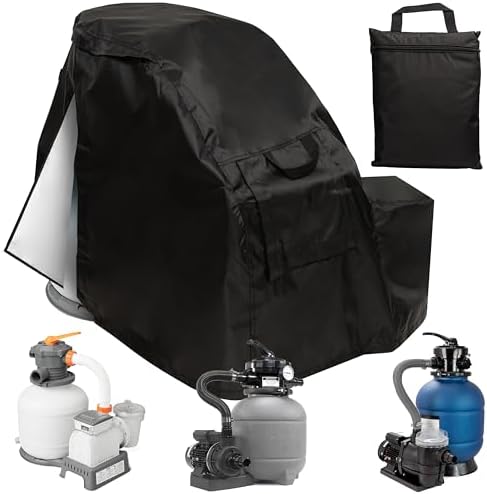 Top 5 Pool Heat Pump Filter Options That Will Surprise You 7 ARDILA VEELA Waterproof Sand Filter Pump Cover, 600D Oxford Fabric, Fits Most Popular Brands, Above Ground Swimming Pool Accessories